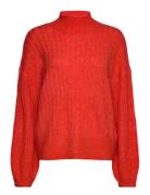 Ihkamara Ls10 Tops Knitwear Jumpers Red ICHI