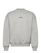 Daily Over D Crew Neck Designers Sweatshirts & Hoodies Sweatshirts Gre...