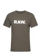 Holorn R T S\S Tops T-Kortærmet Skjorte Grey G-Star RAW