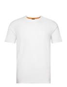 Tales Tops T-Kortærmet Skjorte White BOSS