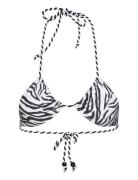 Doha Zebra Triangle Swimwear Bikinis Bikini Tops Triangle Bikinitops W...