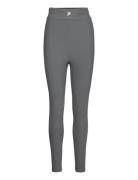 Cervia High Waist Leggings Sport Running-training Tights Grey FILA