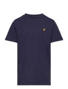 Plain T-Shirt Tops T-Kortærmet Skjorte Navy Lyle & Scott
