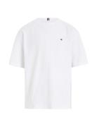 Essential Tee Ss Tops T-Kortærmet Skjorte White Tommy Hilfiger