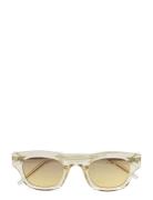 Lane Accessories Sunglasses D-frame- Wayfarer Sunglasses Yellow A.Kjær...