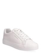 Vulc Lace Up Nano Fox-Lth Low-top Sneakers White Calvin Klein