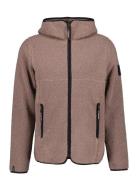 Bror Usx Fz 3 Tops Sweatshirts & Hoodies Fleeces & Midlayers Beige Did...