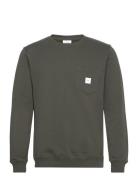 Square Pocket Sweatshirt Tops Sweatshirts & Hoodies Sweatshirts Green ...