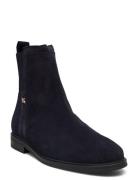 Tommy Essentials Boot Shoes Boots Ankle Boots Ankle Boots Flat Heel Na...
