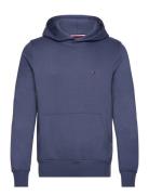 Flag Logo Hoody Tops Sweatshirts & Hoodies Hoodies Blue Tommy Hilfiger