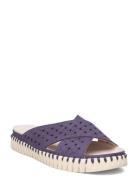 Sandals Flade Sandaler Purple Ilse Jacobsen