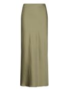 Viellette Hw Long Skirt - Noos Lang Nederdel Khaki Green Vila
