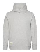 Akmelvin Hoodie Noos - Gots Tops Sweatshirts & Hoodies Hoodies Grey An...