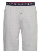 Shield Pajama Shorts Pyjamas Nattøj Grey GANT