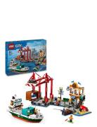 Havnefront Med Fragtskib Toys Lego Toys Lego city Multi/patterned LEGO