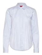 The Essential Shirt Tops Shirts Long-sleeved Blue HUGO