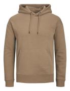 Jjestar Basic Sweat Hood Noos Tops Sweatshirts & Hoodies Hoodies Brown...