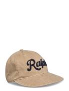 Appliquéd Twill Ball Cap Accessories Headwear Caps Beige Polo Ralph La...