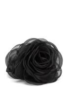 Orchia Flower Hair Claw Accessories Hair Accessories Hair Claws Black ...