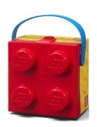 Box W. Handle  - Classic Home Kids Decor Storage Storage Boxes Red LEG...