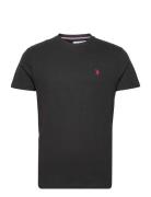 Arjun T-Shirt Tops T-Kortærmet Skjorte Black U.S. Polo Assn.