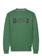 Soleri 02 Tops Sweatshirts & Hoodies Sweatshirts Green BOSS