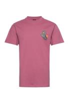 Melting Hand Tops T-Kortærmet Skjorte Pink Santa Cruz