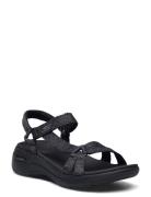 Womens Gowalk Arch Fit - Elite Sandal Flade Sandaler Black Skechers