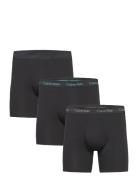 Boxer Brief 3Pk Boxershorts Black Calvin Klein