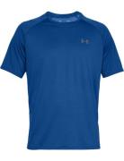 Ua Tech 2.0 Ss Tee Sport T-Kortærmet Skjorte Blue Under Armour