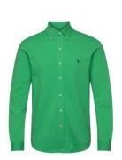 Featherweight Mesh Shirt Designers Shirts Casual Green Polo Ralph Laur...