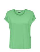 Onlmoster S/S O-Neck Top Jrs Tops T-shirts & Tops Short-sleeved Green ...