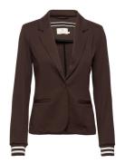 Kinnie Blazer Blazers Single Breasted Blazers Brown Kaffe