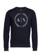 Sweatshirts Tops Sweatshirts & Hoodies Sweatshirts Blue Armani Exchang...