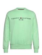 Tommy Logo Sweatshirt Tops Sweatshirts & Hoodies Sweatshirts Green Tom...