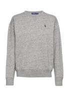 Fleece Pullover Tops Sweatshirts & Hoodies Sweatshirts Grey Polo Ralph...