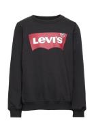 Levi's® Crewneck Sweatshirt Tops Sweatshirts & Hoodies Sweatshirts Bla...