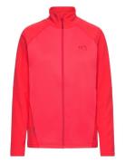 Kari F/Z Fleece Sport Sweatshirts & Hoodies Fleeces & Midlayers Red Ka...