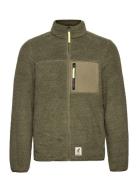 Hugh Fleece Jacket Tops Sweatshirts & Hoodies Fleeces & Midlayers Gree...