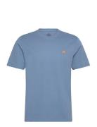 Ss Mapleton Tee Designers T-Kortærmet Skjorte Blue Dickies