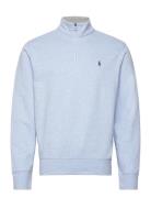 Double Knit Jersey-Lsl-Knt Tops Sweatshirts & Hoodies Sweatshirts Blue...