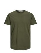 Jjebasher Tee O-Neck Ss Noos Tops T-Kortærmet Skjorte Khaki Green Jack...