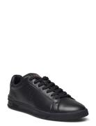 Heritage Court Ii Leather Sneaker Low-top Sneakers Black Polo Ralph La...