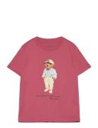 Polo Bear & Big Pony Cotton Tee Tops T-Kortærmet Skjorte Red Ralph Lau...