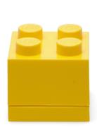 Lego Mini Box 4 Home Kids Decor Storage Storage Boxes Yellow LEGO STOR...