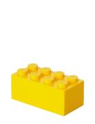 Lego Mini Box 8 Home Kids Decor Storage Storage Boxes Yellow LEGO STOR...