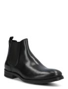 Jfwargo Leather Chelsea Ln Støvlet Chelsea Boot Black Jack & J S