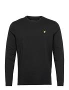 Plain L/S T-Shirt Tops T-Langærmet Skjorte Black Lyle & Scott