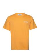 Blake T-Shirt Tops T-Kortærmet Skjorte Yellow Les Deux