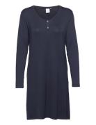 Jacqueline Longsleeved Dress Knælang Kjole Navy CCDK Copenhagen